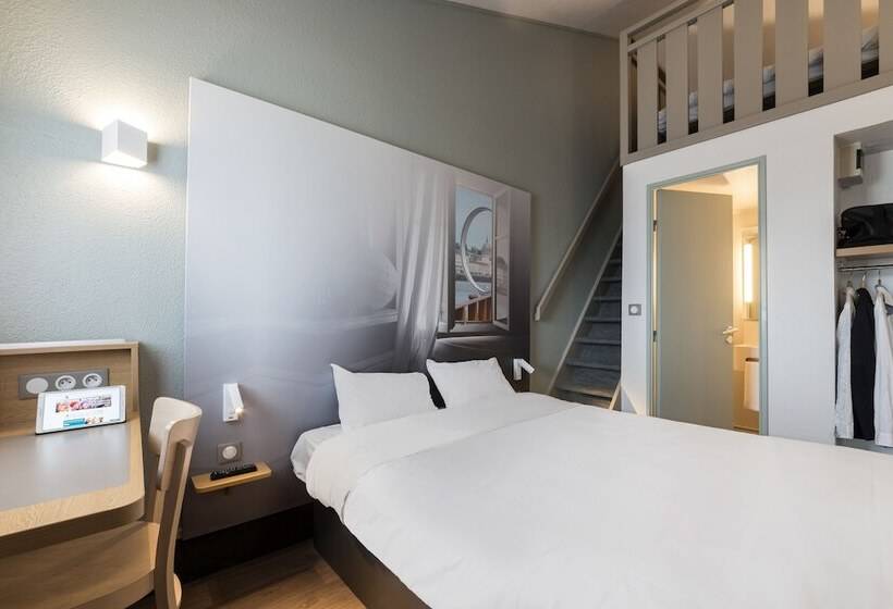 Четырехместный Номер Стандарт, B&b Hotel Nantes Parc Expos La Chapelle