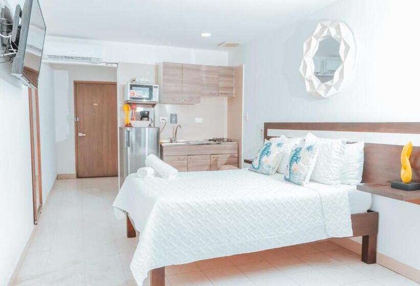 침실 1개 발코니 아파트, Apartahotel Beirut Inn