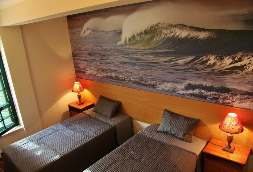 Номер Стандарт Совместная Ванная, Supertubos Beach Hostel