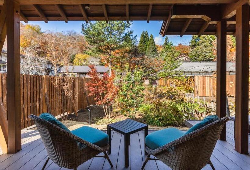 Вилла 1 Спальня Вид на Сад, Tsuta Onsen Ryokan