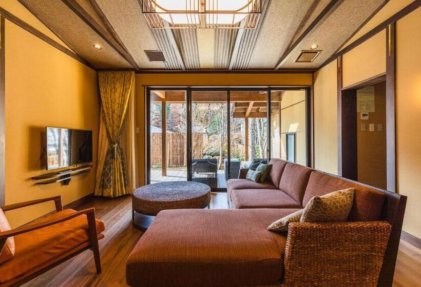 Вилла 1 Спальня Вид на Сад, Tsuta Onsen Ryokan