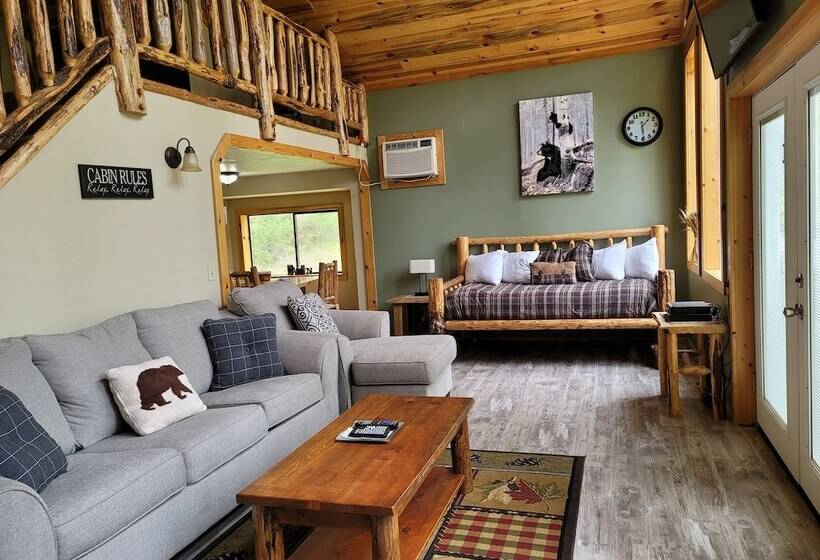 Дом 3 Спальни, Riverfront Motel & Cabins