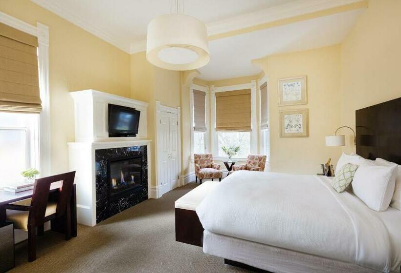 디럭스 룸 킹사이즈 침대, Healdsburg Inn On The Plaza, A Four Sisters Inn