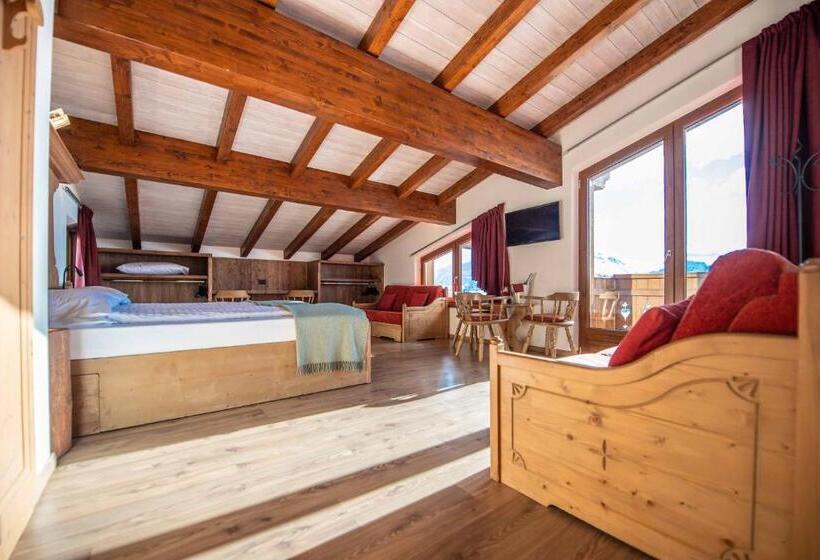 Семейный Номер Deluxe, Alpino Lodge Bivio