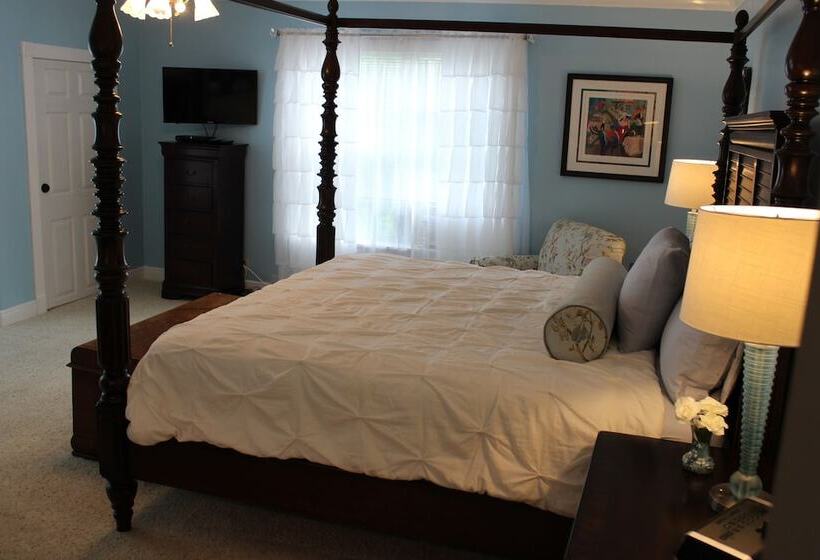 キングサイズベッドのデラックスルーム, Huffman House Bed & Breakfast