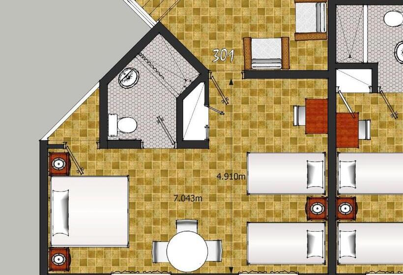 Suite con Balcón, Caribe