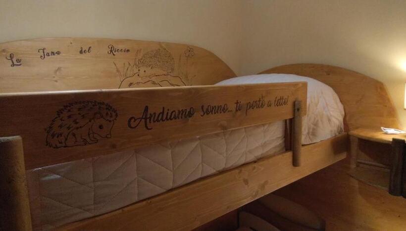 Standard room with outdoor bath, La Tana Del Riccio Bed & Breakfast