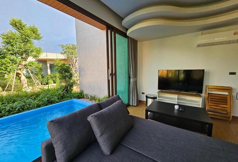 ویلای یک اتاق خوابه با استخر شنا, Sunrise Resort & Cafe   ซันไรส์ รีสอร์ท & คาเฟ่