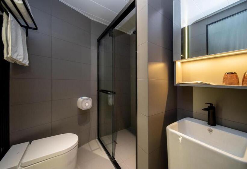 Quarto Deluxe Individual, Guangzhou Yashe International Apartment