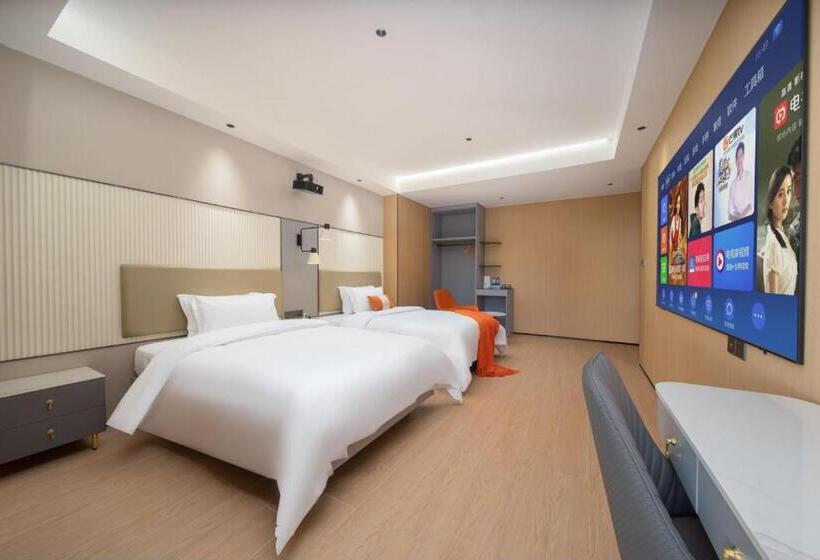 Quarto Estandar 2 Camas Casal, Guangzhou Yashe International Apartment