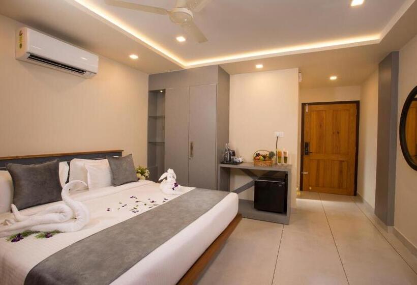 스탠다드 룸 킹사이즈 침대, Amrezy Resort And Spa By Stride, Wayanad