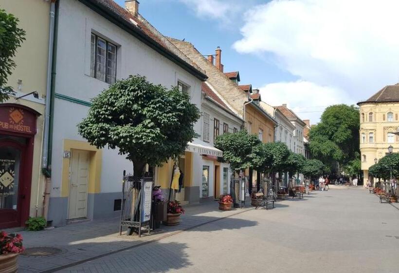 Четырехместный номер эконом класса с общей ванной комнатой, Lima Hostel Győr