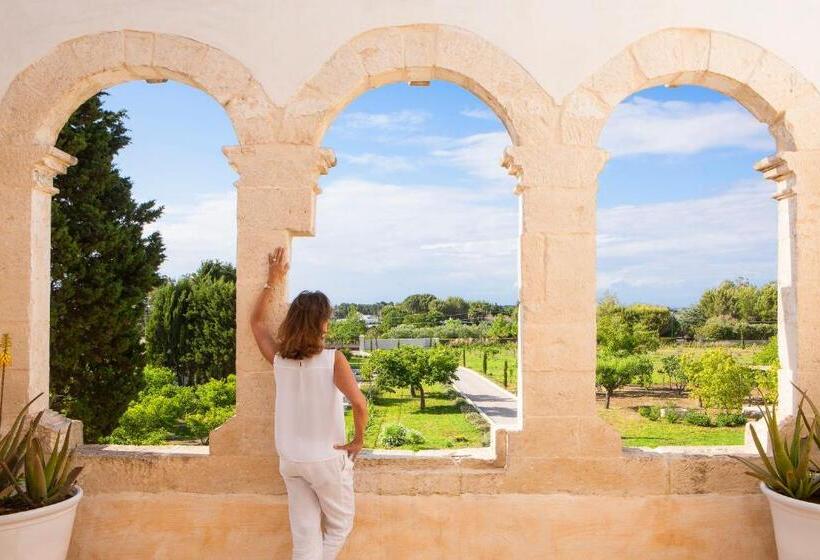 带阳台的豪华间, Critabianca   Masseria In Salento