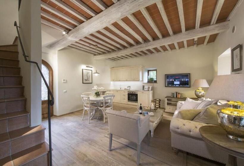 带1个卧室的高级公寓, Borgo Argiano