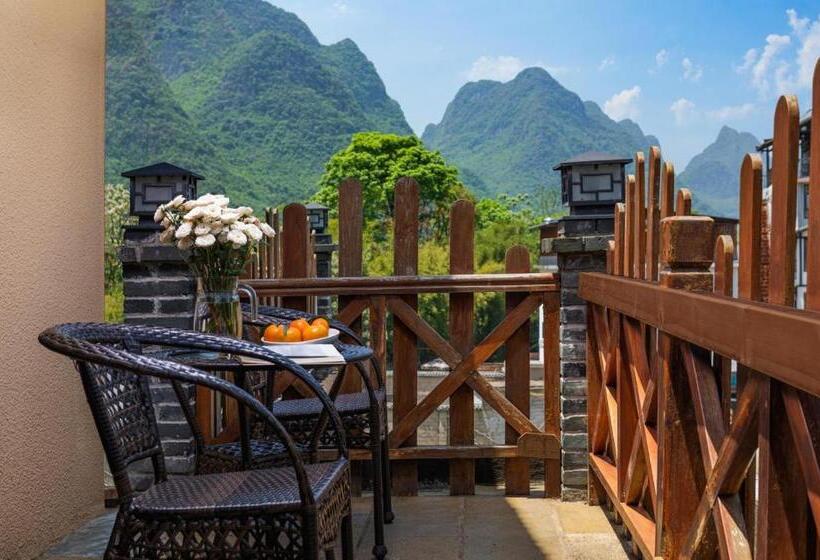 标准间带阳台, Yangshuo Coco Garden
