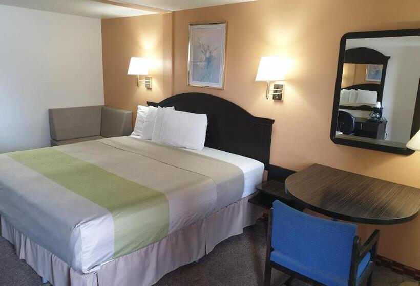 带大床的标准间, Split Mountain Motel