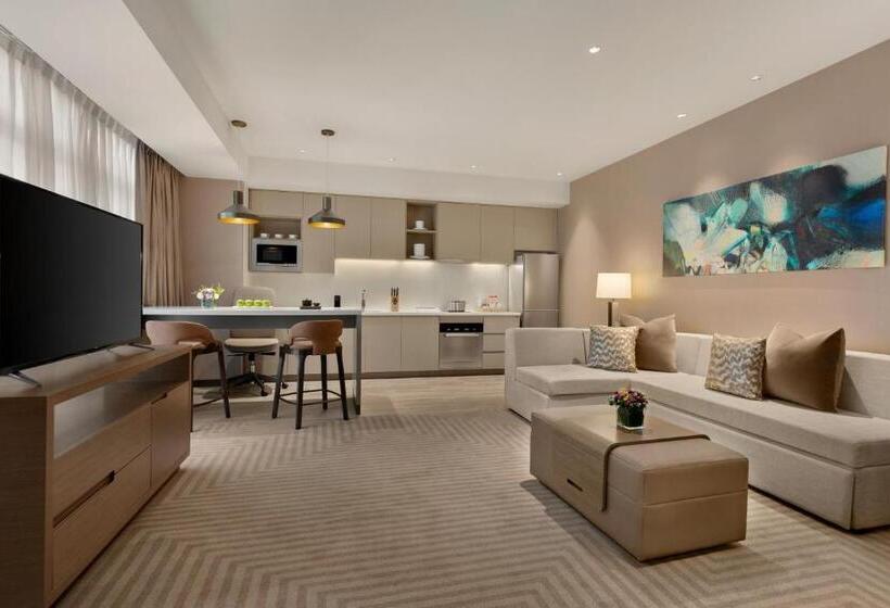 Люкс 2 Спальни, Hyatt House Chengdu Pebble Walk