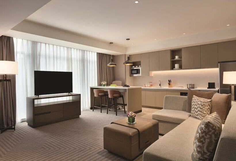 Люкс 2 Спальни, Hyatt House Chengdu Pebble Walk