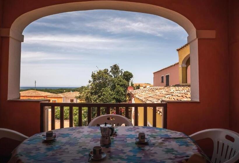 Апартаменты 1 Спальня Вид на Море, Residence Lu Lamoni Costa Nord