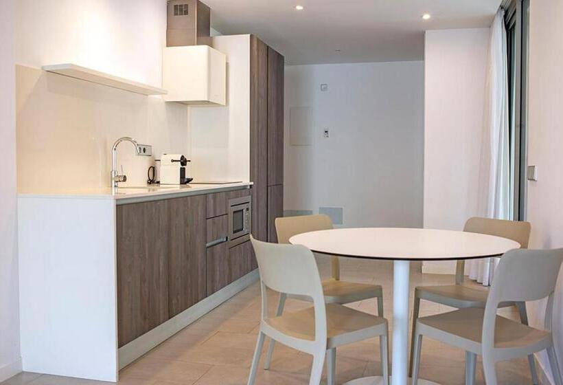 テラス付き１ベッドルームアパートメント, Apartaments B Llobet Sun & Confort