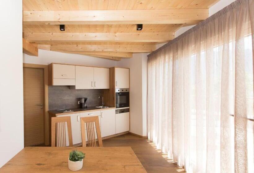 １ベッドルームのデラックスアパートメント, Villa Residence Franziskus