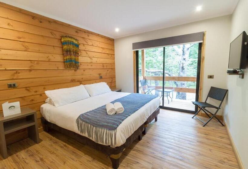 Cameră cvadruplă standard cu balcon, Complejo Turistico Los Hualles