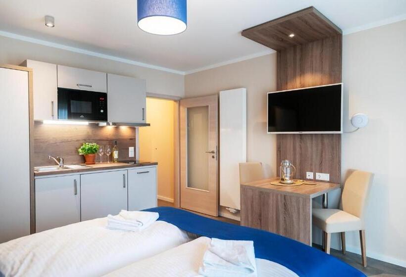 استودیو استاندارد با تراس, Akzent Apartmenthotel Binz