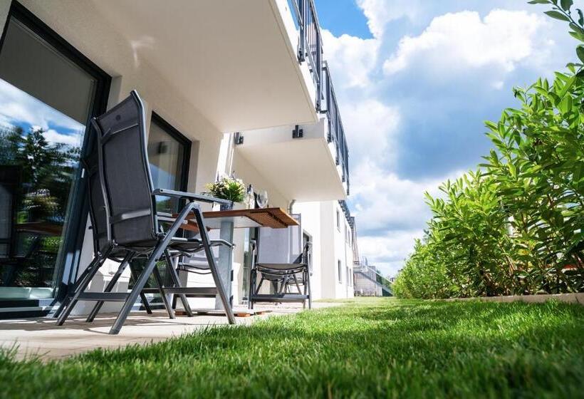 استودیو استاندارد با تراس, Akzent Apartmenthotel Binz