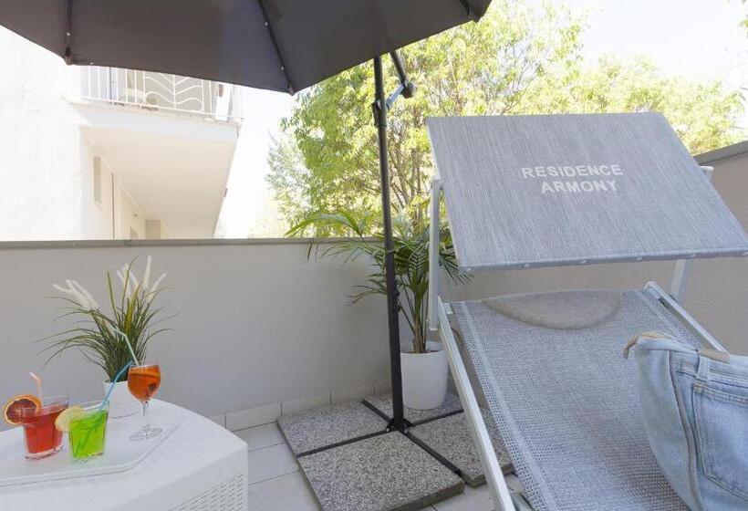 Апартаменты 1 Спальня с Террасой, Residence Armony