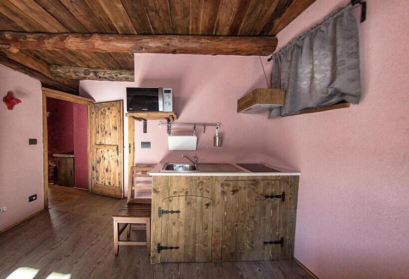 1 Bedroom Apartment Mountain View, Agriturismo Rivet D'or