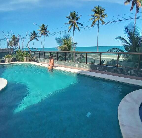 オーシャンビュースイート, Flat Em Hotel De Luxo Beira Mar Da Grife Ritz Suítes Com Vista Ampla Para Todo O Mar Da Cruz Das Alm