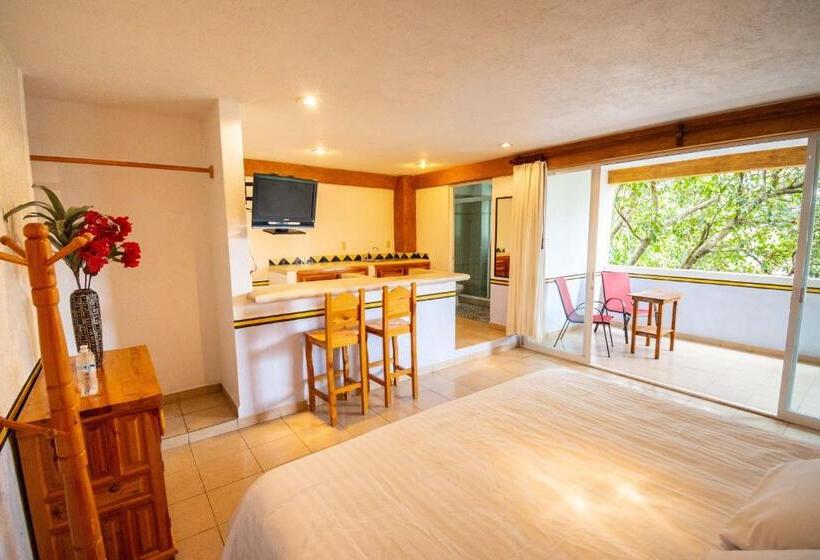 Deluxe Værelse m. Balkon, La Pirámide Del Tepozteco