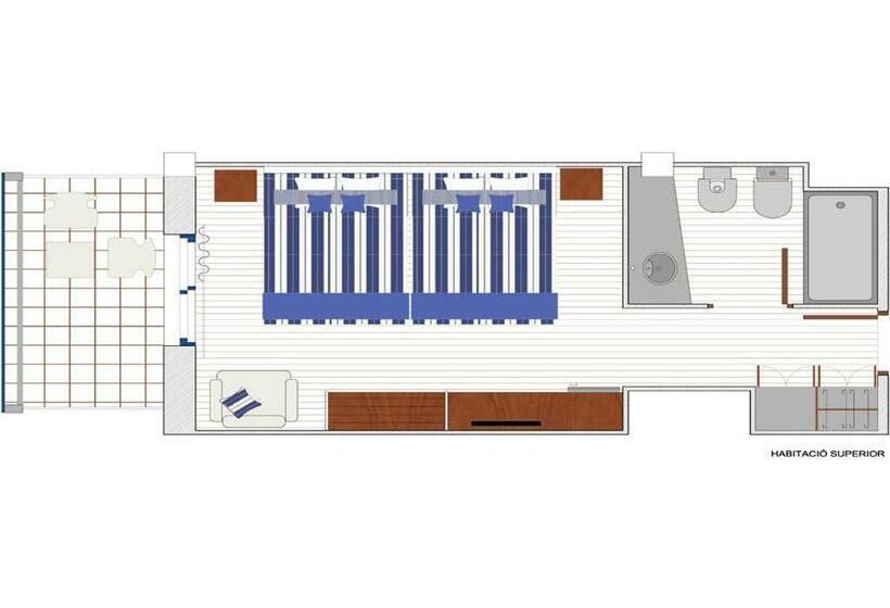Четырехместный Номер Superior, Tahiti Playa