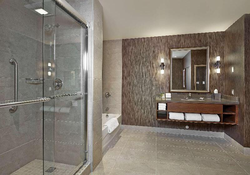キングサイズベッドのスイートルーム, Doubletree By Hilton Hotel West Edmonton