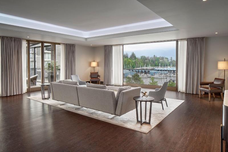 景色の見えるスイートルーム, The Westin Bayshore, Vancouver
