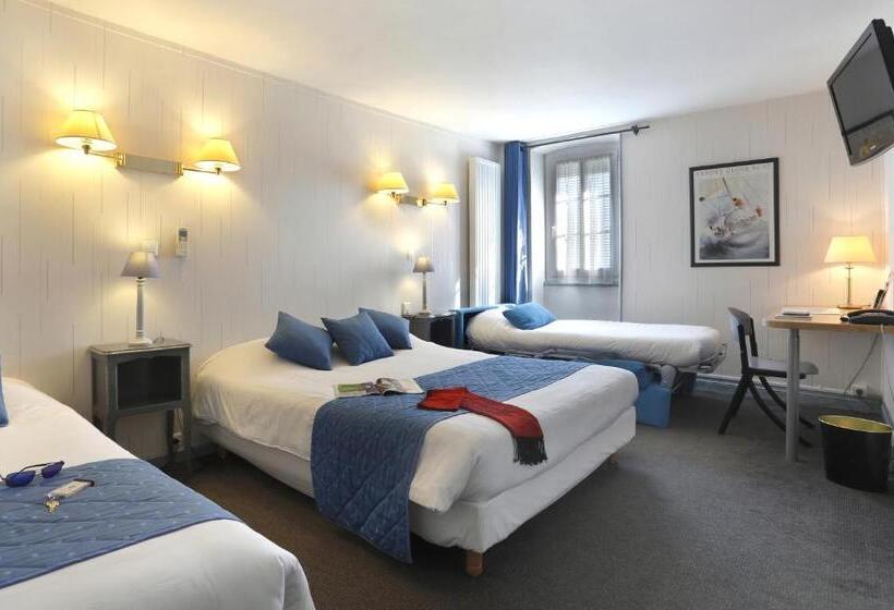 Четырехместный Номер Стандарт, Hôtel Les Tilleuls, Bourges