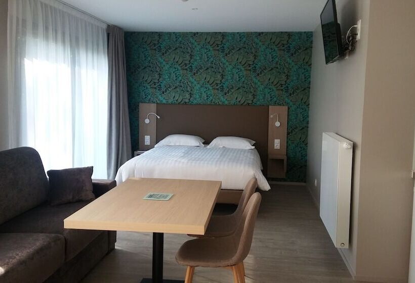 Апартаменты 1 Спальня, The Originals City, Hôtel Les Caps, Saintbrieuc Est