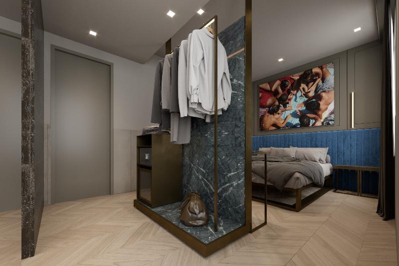 اتاق استاندارد با بالکن, Heart Hotel Milano