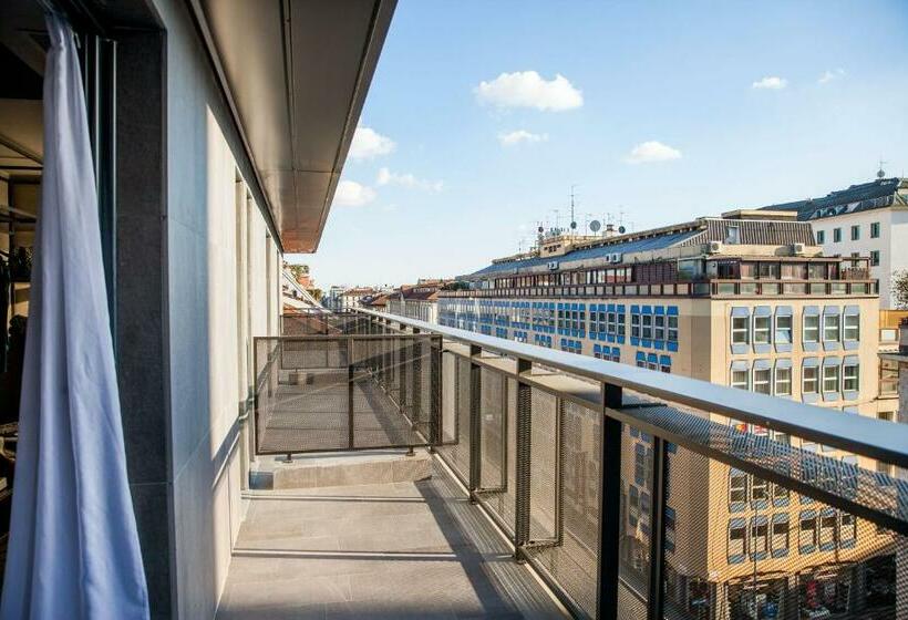اتاق لوکس با بالکن, Spice Hotel Milano