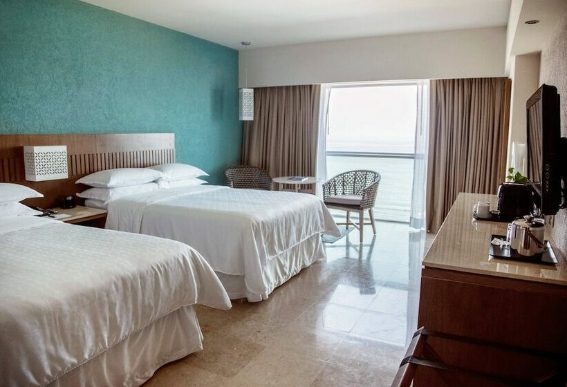 Quarto deluxe vista mar, Sheraton Buganvilias Resort & Convention Center