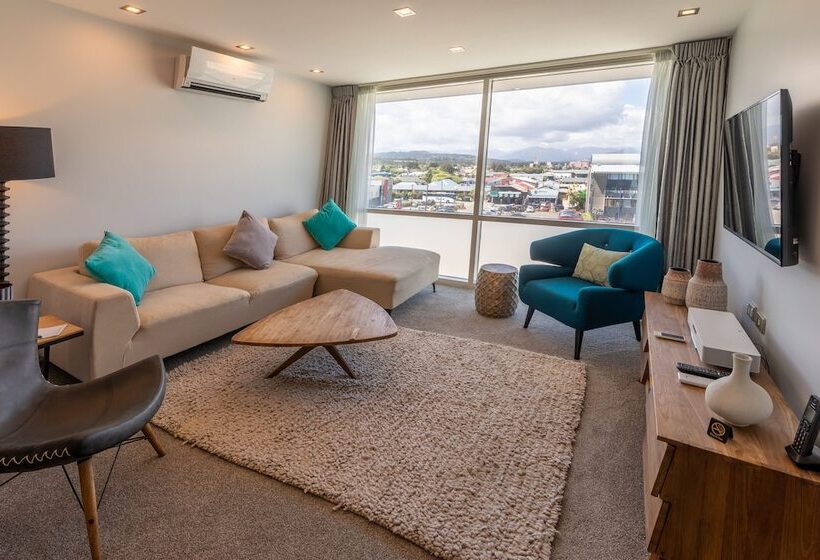 1침실 펜트하우스 아파트, Beachfront Hotel Hokitika