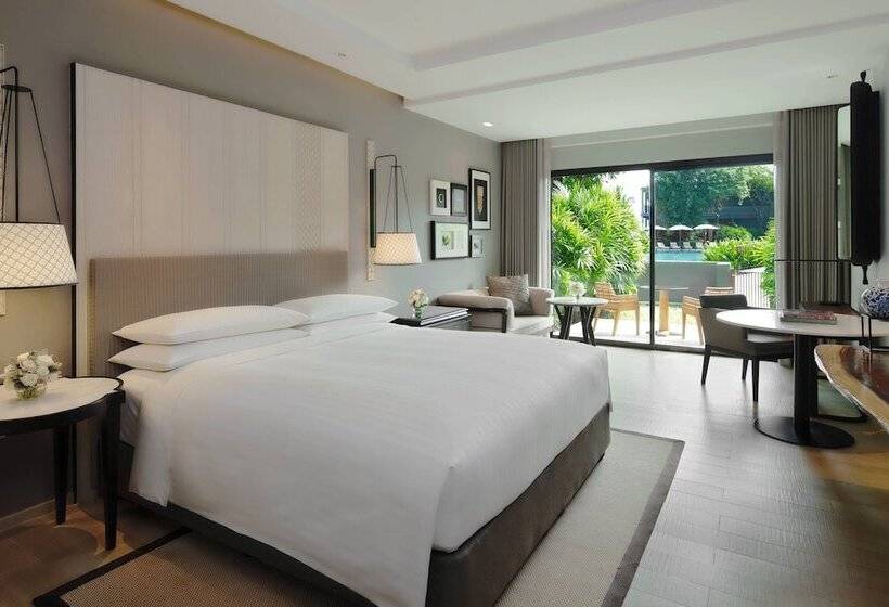 전망 스탠다드 룸 더블 침대, Hua Hin Marriott Resort And Spa