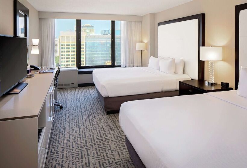 Standard Szoba 2 Franciaággyal, Doubletree By Hilton  Chicago  Magnificent Mile