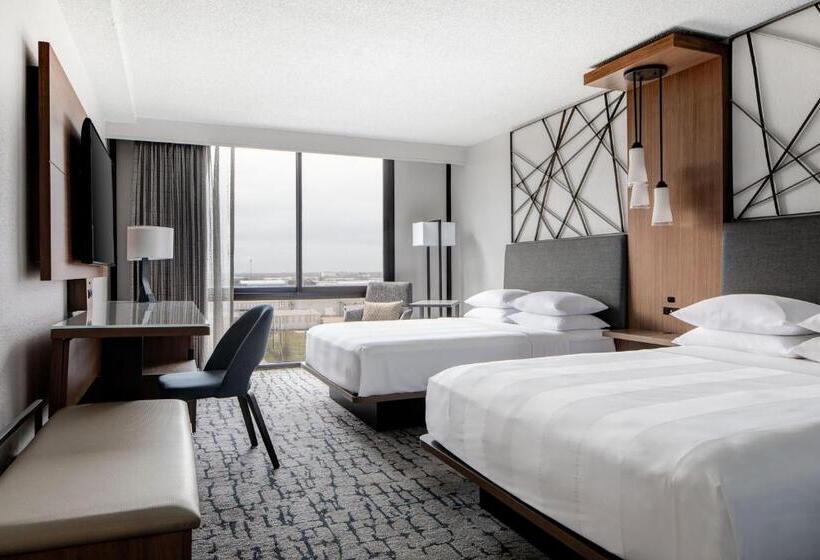 חדר סטנדרט שתי מיטות זוגיות, Houston Marriott South At Hobby Airport