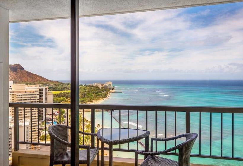 اتاق استاندارد با 2 تخت دوبل, Hyatt Regency Waikiki Beach Resort & Spa