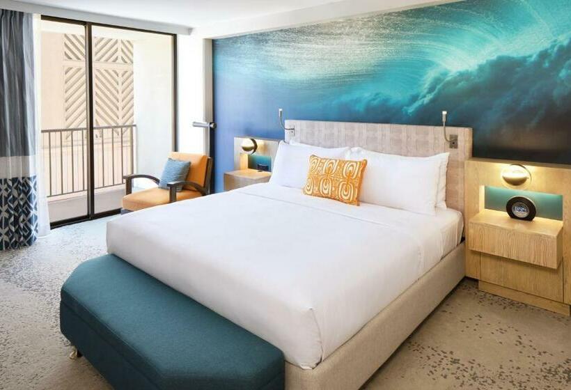 스탠다드 룸 킹사이즈 침대, Outrigger Waikiki Beachcomber