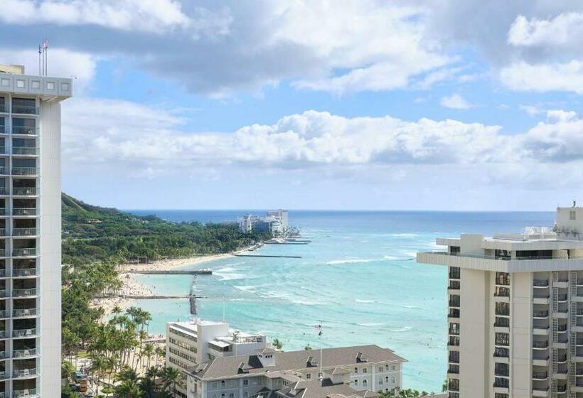 스탠다드 룸 킹사이즈 침대, Outrigger Waikiki Beachcomber