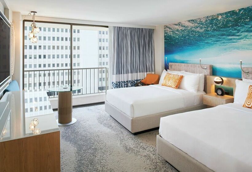 스탠다드 룸 더블 침대 2개, Outrigger Waikiki Beachcomber