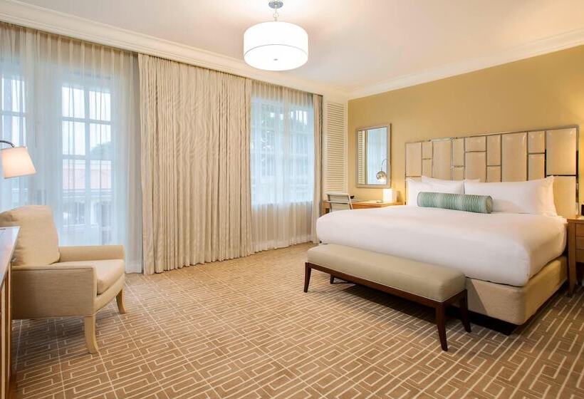 带高尔夫球场景观及夫妻床的标准房间, Jw Marriott Miami Turnberry Resort & Spa