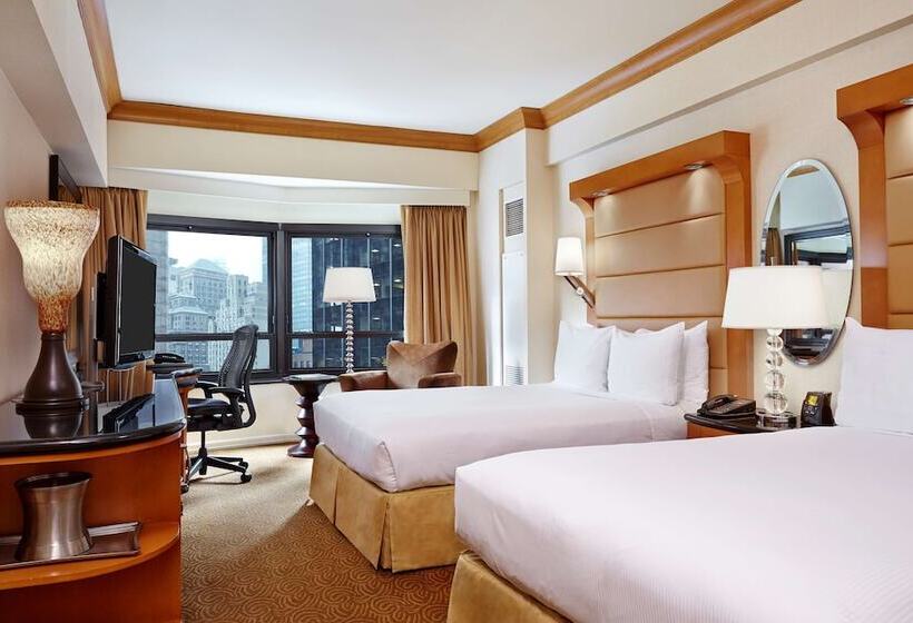 스탠다드 룸 더블 침대 2개, New York Hilton Midtown